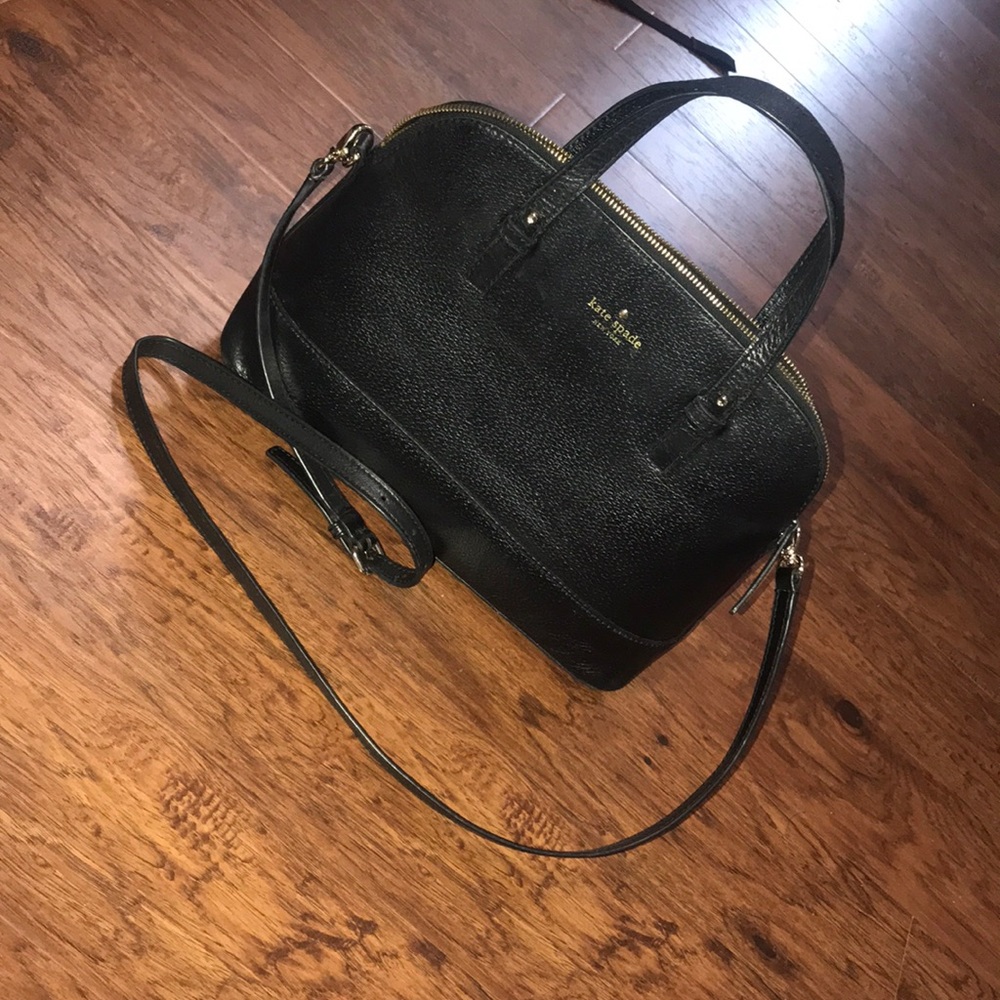 kate spade black crossbody/shoulder purse